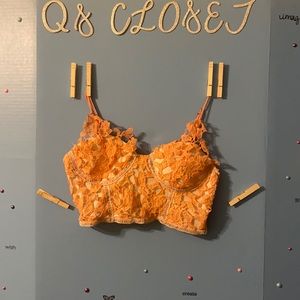2pcs peach colored lace wear